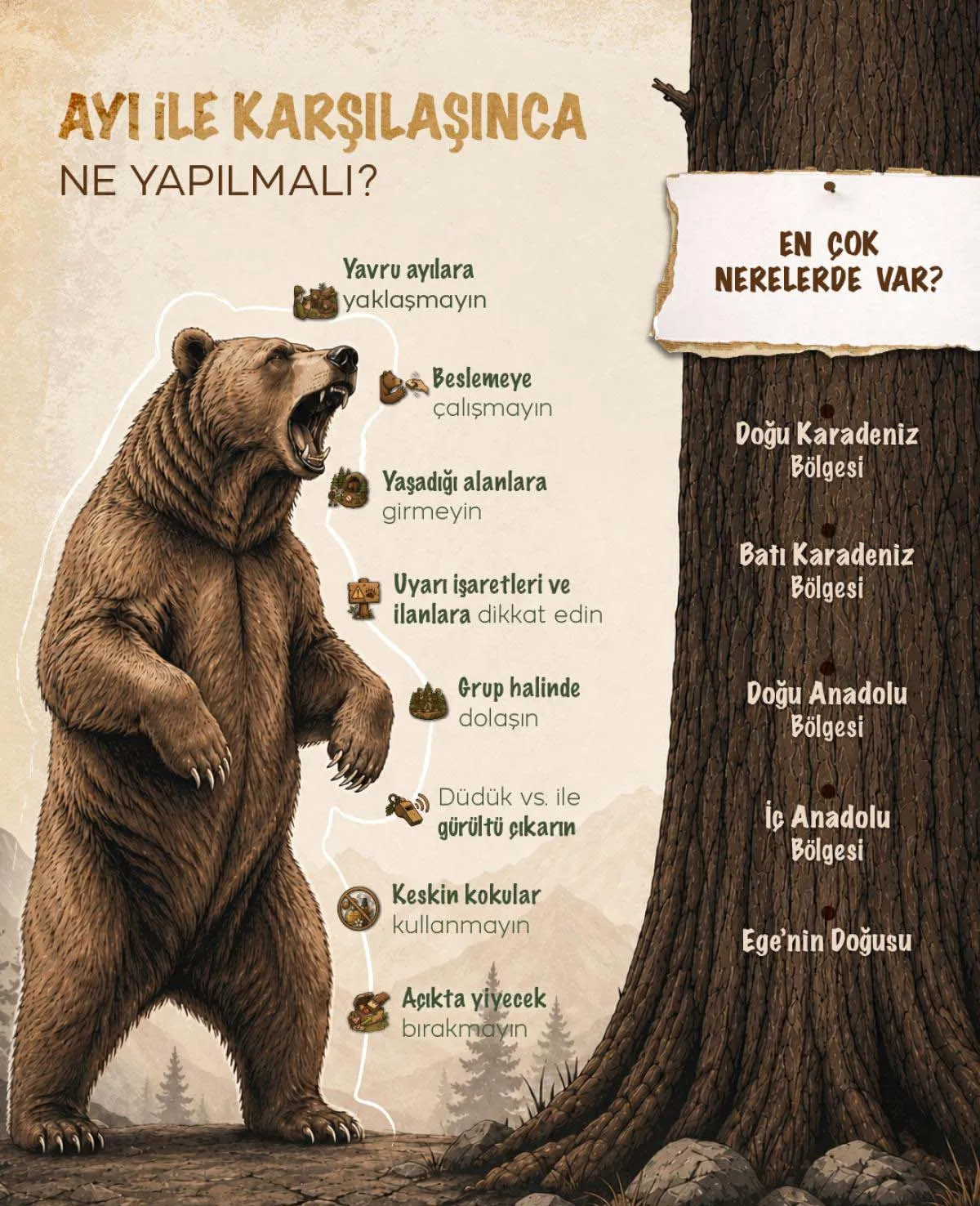 Ayılar Tehdit Değil! Uzmanı Açıkladı: 'Yaşam Alanlarından Uzak Durun!'