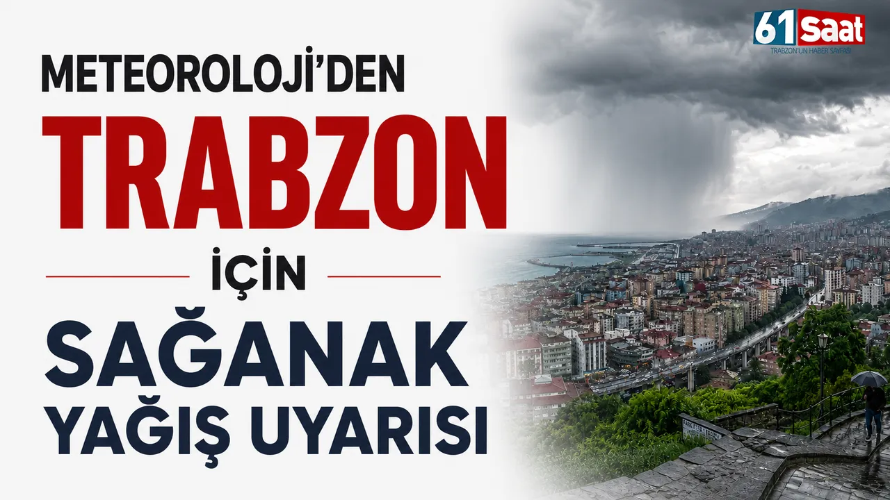 Trabzon'da Sağanak Yağış Kapıda! Meteoroloji'den Kritik Uyarı