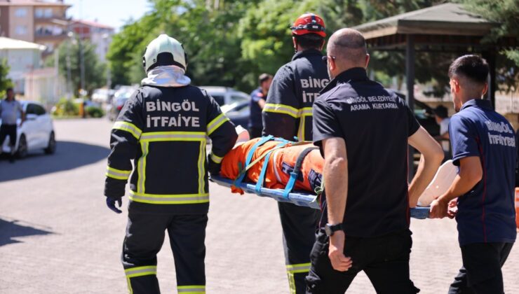 BİNGÖL İTFAİYESİ BİR YILDA YÜZLERCE OLAYA KOŞTU