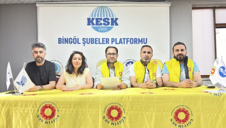 Bingöl Eğitim SEN Basın Açıklaması