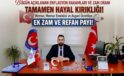 AÇIKLANAN ZAM ORANLARI BEKLENTİLERİ KARŞILAMADI