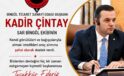 SAR Bingöl’den BTSO Başkanı Kadir Çintay’a Teşekkür