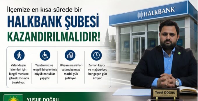 HÜDA PAR Genç İlçe Başkanı Yusuf DOĞRU