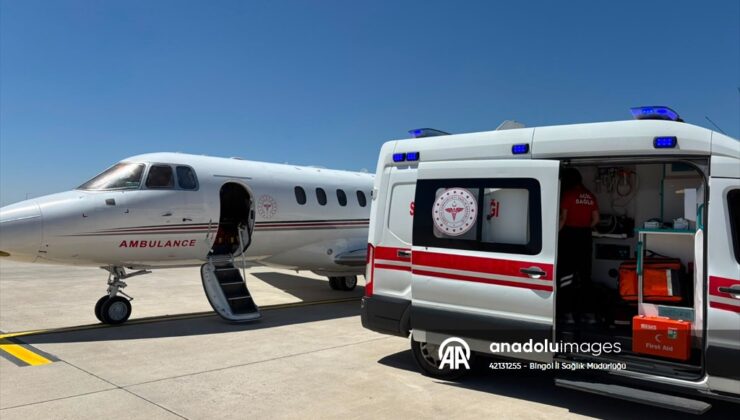 Bingöl’de Ambulans Uçak 4 Aylık Bebek İçin Havalandı